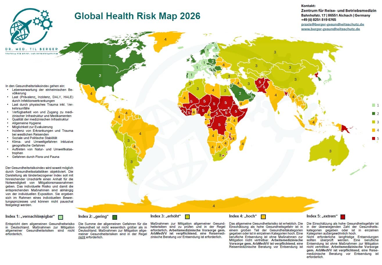 International Health Risks Dengue: Globale Übersicht | Dr. med. Til Berger